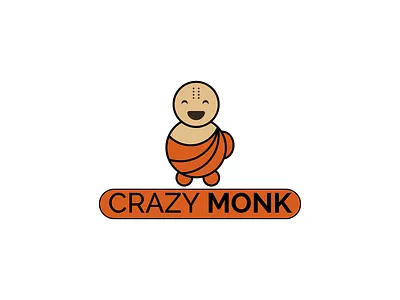 Crazy Monk colorful design create logo creative design design design art fresh colors fresh design graphic design illustration illustrator logo logo animation logo art logo design logodesign minimalist monk monk logo unique design vector
