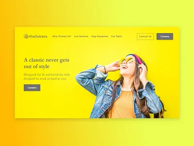 Yello Hero branding design flat illustration minimal ui ux web website xd xddailychallenge