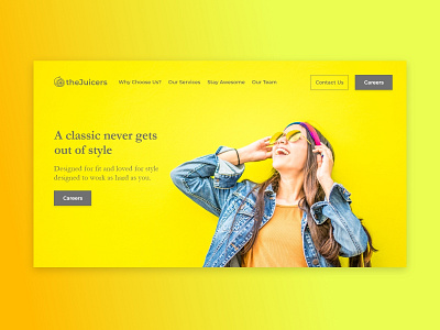 Yello Hero branding design flat illustration minimal ui ux web website xd xddailychallenge