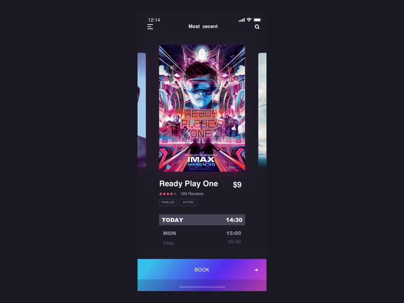 Movie App ae app movie app principle 动效