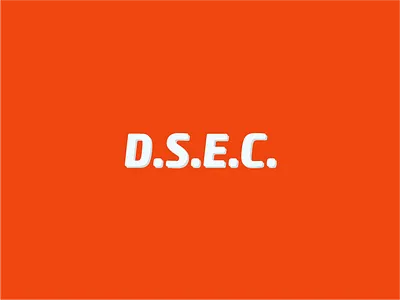 D.S.E.C. branding design illustration logo type typography web