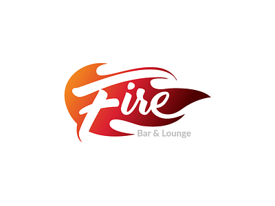 Fire : Bar & Lounge alak5198 alakesh animation art brand branding character design flat icon identity illustration illustrator ios lettering logo minimal type typography vector