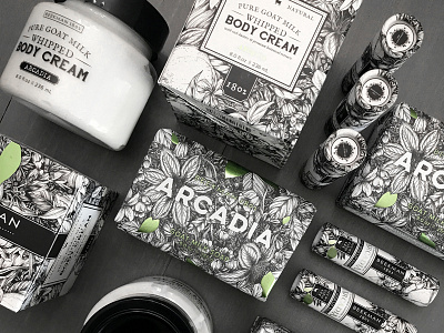 Beekman 1802: Arcadia Packaging Illustration black and white botanical botanical illustration branding design drawing flowers graphic design illustration lettering packaging pattern surface design typography