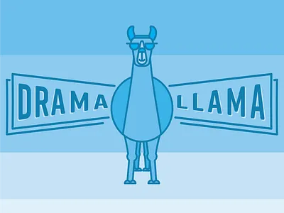 Drama Llama animals drama lines llama