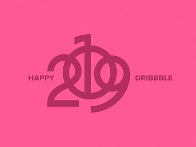 Happy 2019! 🎉 2018 2019 branding celebrate dribbble happy holidays new year