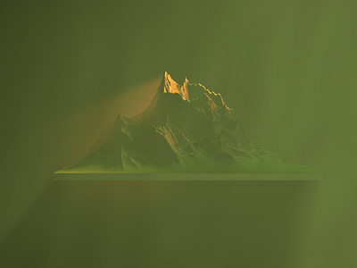 Terrain 3d c4d cutout mountain padgham