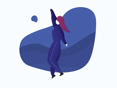 Scuba Diver blue character design illustration vector water