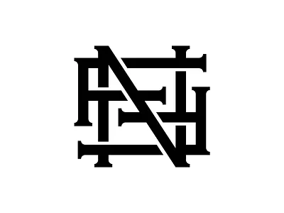 Flag Nor Fail: Monogram apparel fitness flag nor fail icon letters logo mark merch monogram serif type