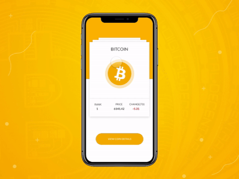 Crypto Card Interaction interaction design ux design
