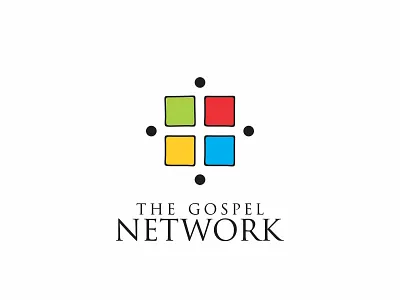 The Gospel Network Logo art brand branding clean design flat icon icons identity lettering logo minimal type typography vector
