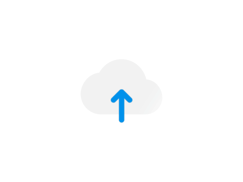 Upload animation animation cloud upload