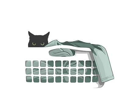 I’m back... cat character drawing illustration whatever