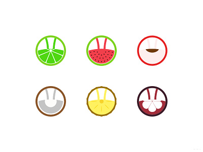 Fruit ui 图标 插图 设计