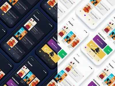 EbUI abstract app apple branding clean design ebook ebooks graphic design illustration ios ui ux