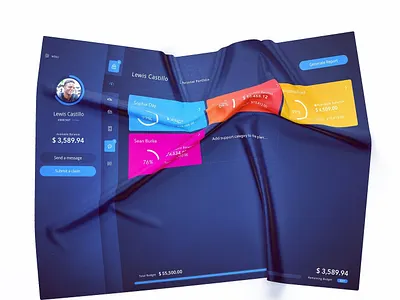 Dashboard on fabric! dashboard dashboard design ui ui ux ux