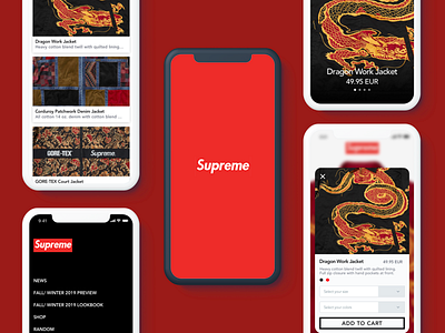 🔥SUPREME🔥 adobe art artwork creative design illust illustration ios ios10 ios11 ios12 logo sketch ui uidesign uiux ux uxdesign vector work