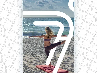 Logo photography mix - 7araka branding design feminine fitness logo logo design logotype mobile app pattern photograhy software brothers vector