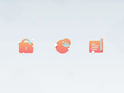 Iconset app colours design icon icons icons set