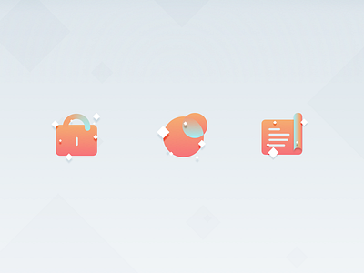 Iconset app colours design icon icons icons set