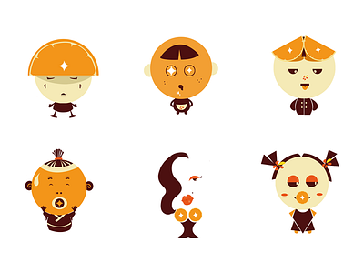 卡通吉祥物 app cartoon mascot design icon mascot design ui