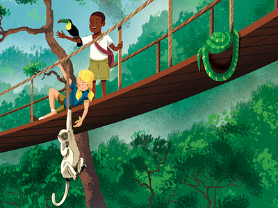 Rainforest picturebook