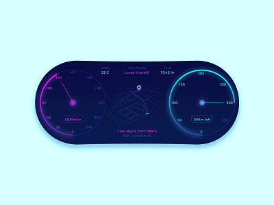 Car Interface #dailyui challenge 34 adobe app design daily ui design graphic design photoshop ui uiux ux