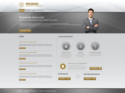 Pro bono branding draft ui ux web