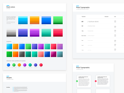 Sneak Peak assets brand branding colour design games peak science science games sketch style style guide system system design