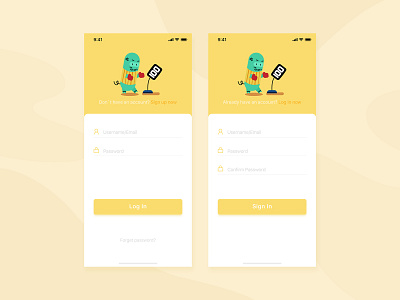 Sign In app design icon illustration ui ux