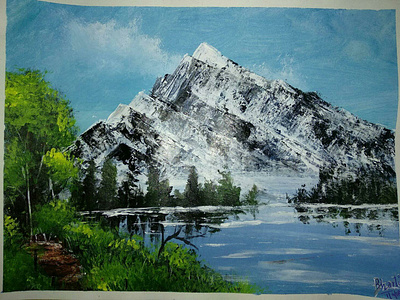 Nature Love painting vibrant colors visual art