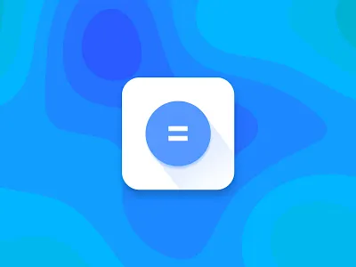 Calculator app icon #005 @daily ui dailyui design ui