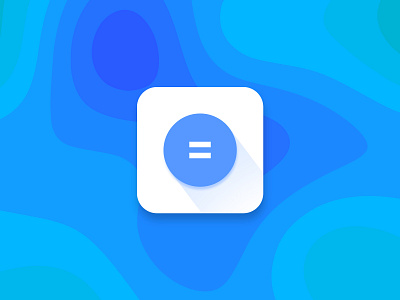 Calculator app icon #005 @daily ui dailyui design ui