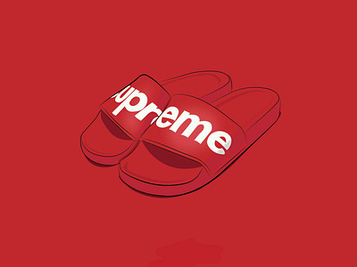 These Days All Of People Are Supreme! art branding design flat design fun graphic design illustration illustrator logo typography ui