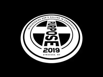 Purpose 2019 Seal Design art branding custom font custom typography design flat icon identity illustration illustrator logo minimal type typography vector