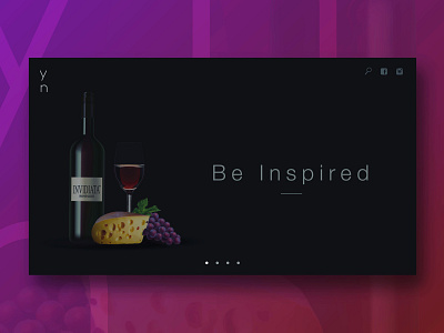 Wine UI branding concept design design agency graphicdesign landingpage ui uidesign ux web webdesign wine