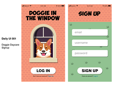 Daily UI 001 001 dailyui login signup ui ux