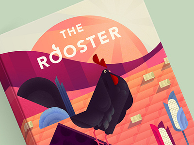 The Rooster artwork artworks children art children book children book illustration editorial art editorial illustration graphic art illustraion illustraor illustrate illustrated illustration illustrator photoshop