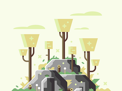 Forest design illustration illustrator nature vector