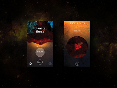 Planet Earth app concept ui design uiux ux research
