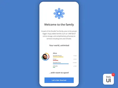 077 Thank You challenge daily ui challenge dailyui day 77 thank you