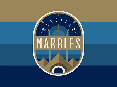 Marbles Sports Team basketball logo graphic design guam villagers project mangilao marbles marbles sports logo sports team