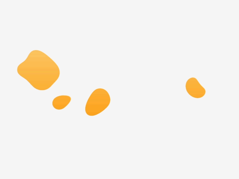 Typo Morph animation blop gif morph organic yellow