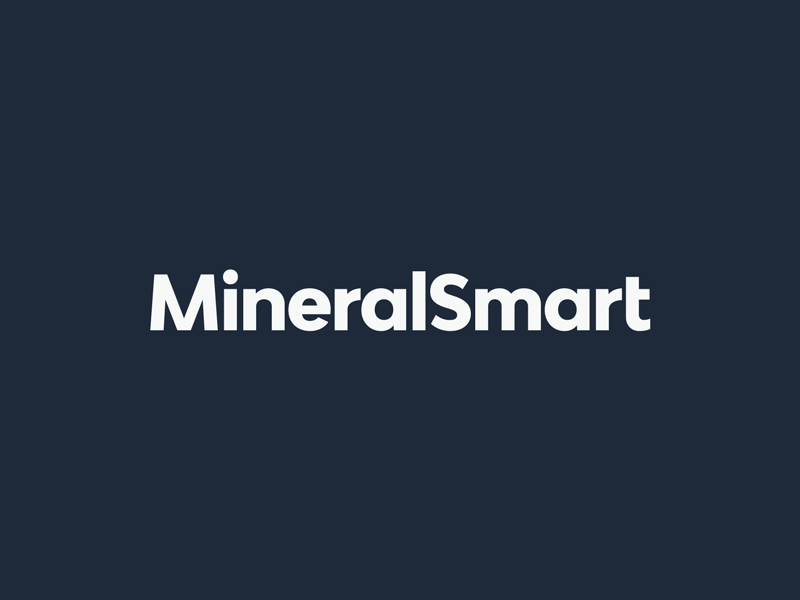 MineralSmart Wordmark brand branding logo typography wordmark