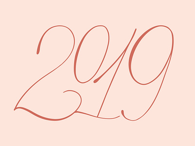 2019 2019 lettering new year new year 2019 numbers type typography