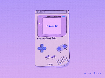 Gameboy Classic aesthetic anime digitalart digitalpainting drawing gameboy illustration manga nintendo retrogaming videogame