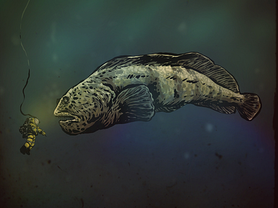 Facing your future digitalillustration drawing fishdrawing illustration ipadart ipadillustration