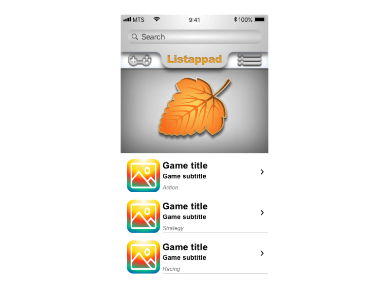 News вектор дизайн приложение