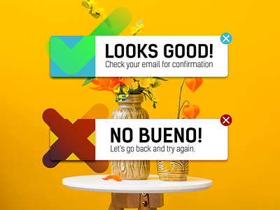 Flash Messages bueno daily 100 daily ui 011 dailyui design ui user interface