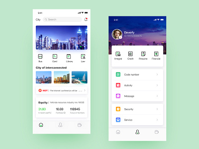 Smart city - ps ui 设计