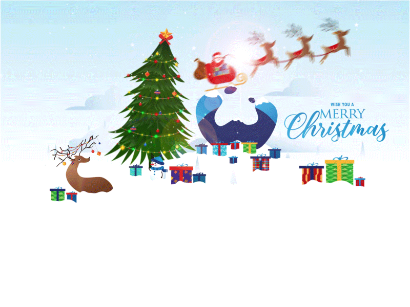 Christmas wish 2019 aftereffects animation art blackonewhitegk concept design explainervideo firebeez fun gradient green illustration illustrator india logo motiongraphics poster wigglestudios